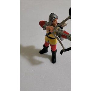 Schleich, Papo, Medieval Figures  Knights Red Yellow Archer